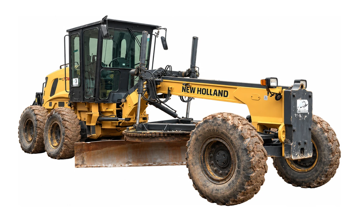 Motoniveladora New Holland RG170 da frota da FMC